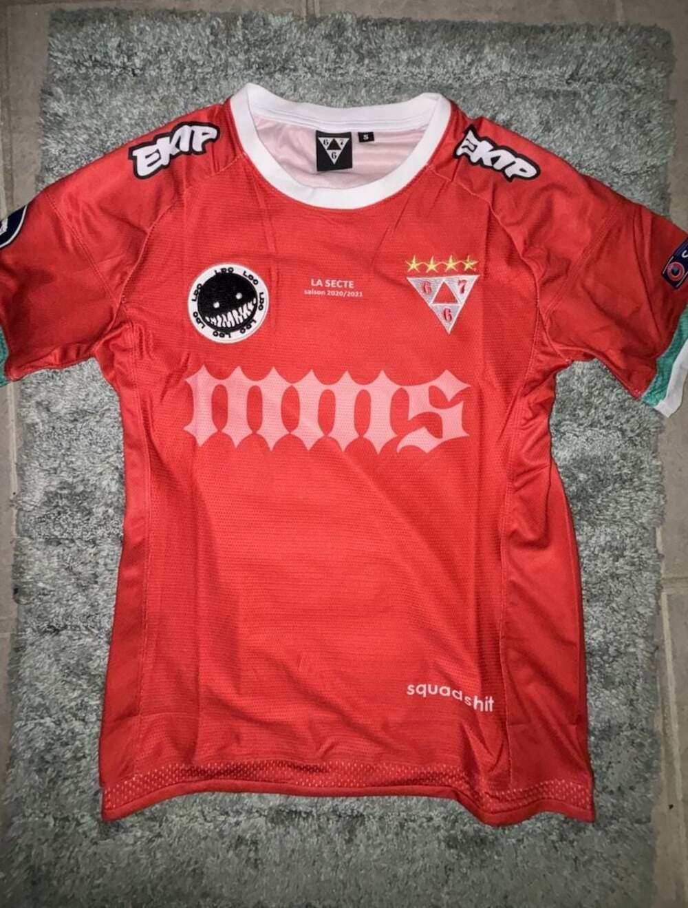 667 La Secte Saison 2020/2021 Soccer Jersey Size S